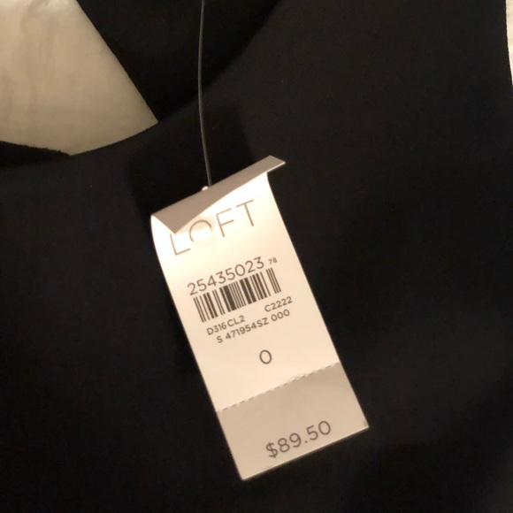 LOFT Back Cutout Ruffle Hem Dress - Picture 6 of 6